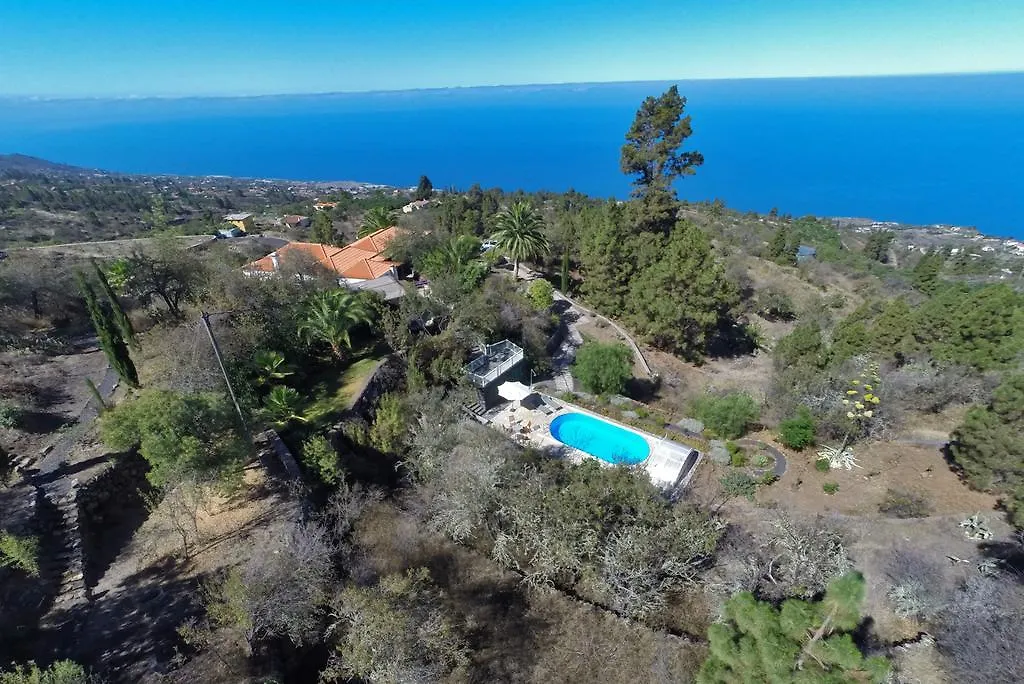 Ferienhaus Ferienvilla Finca Tijarafe mit beheiztem Pool